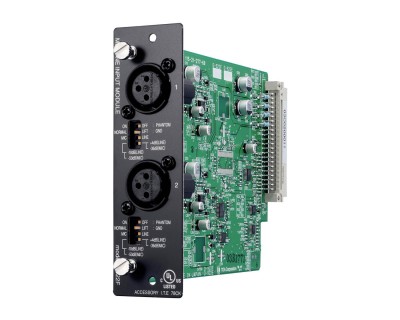 D922F 2Ch XLR Dip Sw/Phantom Input Module for D901 Mixer