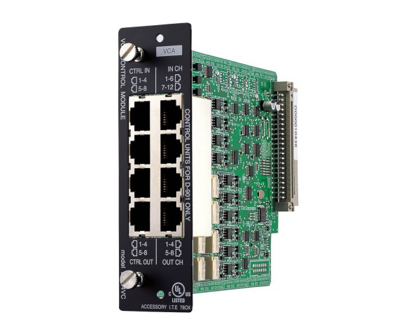 TOA D984VC VCA Control Mod 20Ch + 8-In/Out COM+/2 x RJ45 - Main Image