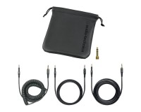 Audio Technica ATH-M50x Black Monitor Swivel-Ear Headphones Inc 3 Cables - Image 4