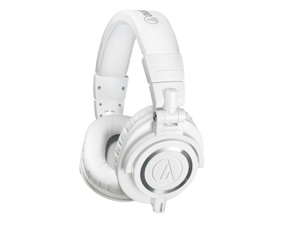 ATH-M50x White Monitor Swivel-Ear Headphones Inc 3 Cables