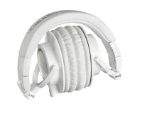 Audio Technica ATH-M50x White Monitor Swivel-Ear Headphones Inc 3 Cables - Image 3