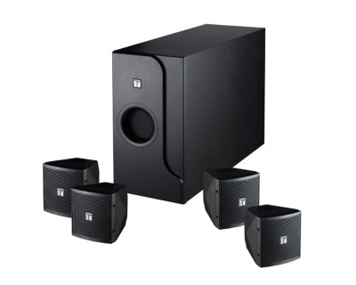 BS301B 2-Way Speaker System (4 x Satellite+1 x Sub) Black