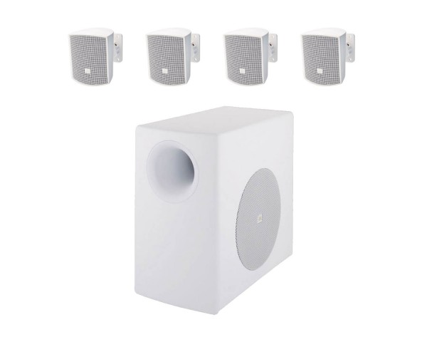 JBL Control 50 Pack-WH Satellite-Sub System C50S/T & 4xC52S/T White - Main Image