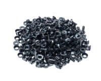 Leisuretec Pack of 100 M6 Rack Cage Nut and Bolt and Cup Washer Set - Image 1