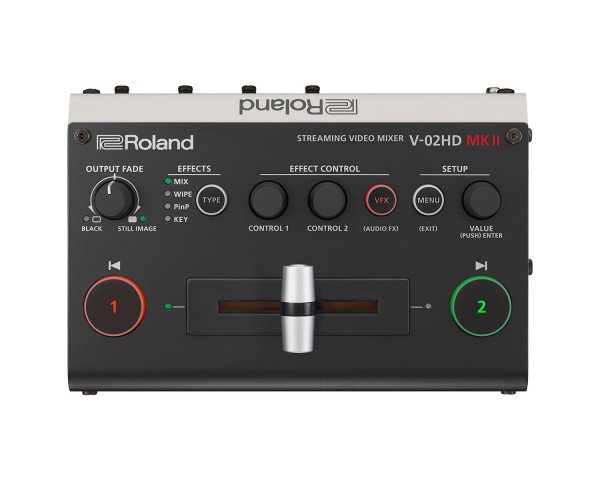 Roland Pro AV V-02HD MKII Two-Camera Streaming Video Switcher - Main Image