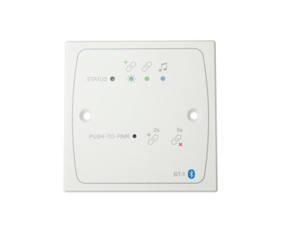 BT-1FW Bluetooth Facility Input Plate Z4/46Series/MA40 White