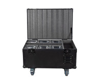 ADJ Mirage Q6 Pak LED Uplighter 6 in Charging Flightcase IP65 Chrome - Image 2