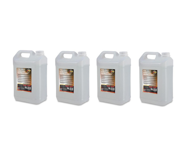 ADJ Fog Juice 2 Medium BOX OF 4 x 5L Medium Dispersion Fog Fluid - Main Image