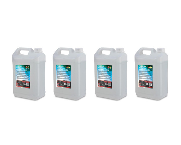 ADJ Fog Juice 3 Heavy BOX OF 4 x 5L Fluid for Long Lasting Fog - Main Image