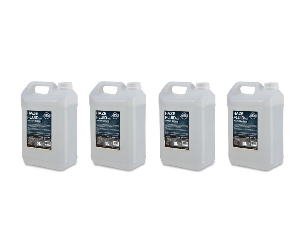 ADJ Haze Fluid Water Based BOX OF 4 x 5L for ADJ Haze Machines - Main Image