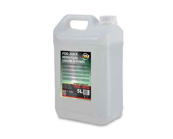 ADJ Fog Juice 1 Light SINGLE 5L Bottle of Light Dispersion Fog Fluid - Main Image