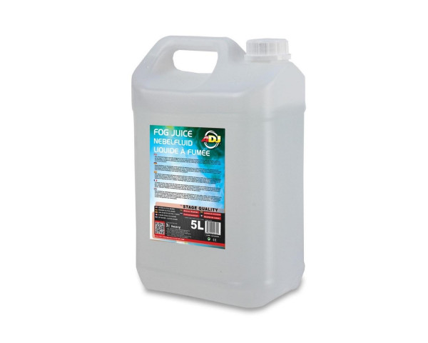 ADJ Fog Juice 3 Heavy SINGLE 5L Bottle of Fluid for Lasting Fog - Main Image