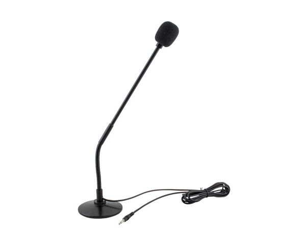 Ampetronic ACDTMIC Caridoid Desktop Gooseneck Microphone 355mm Neck - Main Image