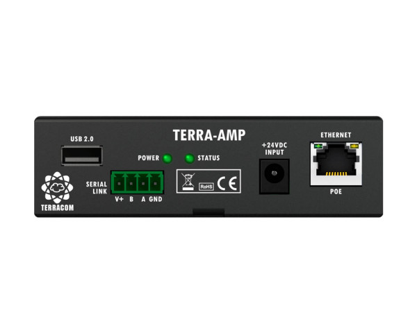 Terracom TERRA-AMP Amplified IP Terminal 2x15W / 2xLine-Out - Main Image