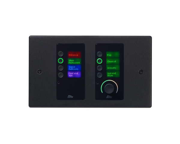 BSS EC-8BV Ethernet 8 Button Controller and Volume Control Black - Main Image