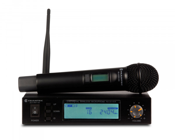 Trantec S2.4HX Handheld Dynamic Wireless System 2.4GHz (S2.4RX1+S2.4HDX) - Main Image