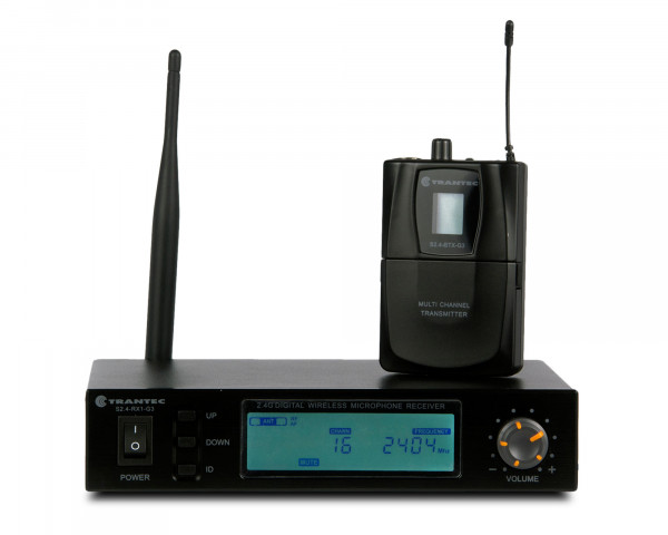 Trantec S2.4BX Lapel Radio Mic System 2.4GHz (S2.4RX1 + S2.4BTX) - Main Image