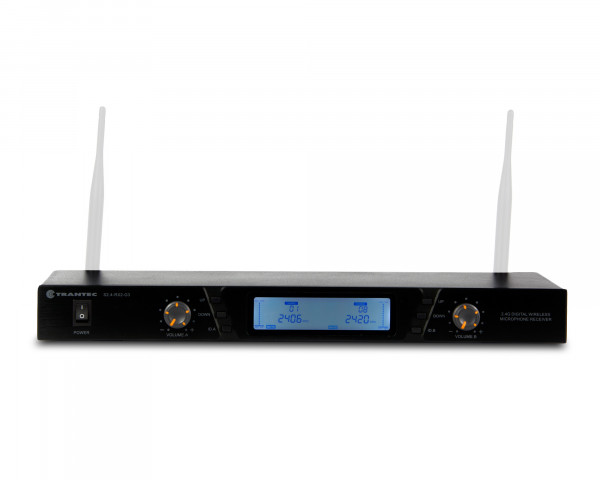 Trantec S2.4RX2 UHF Dual Receiver Excluding PSU & Antenna 2.4GHz - Main Image