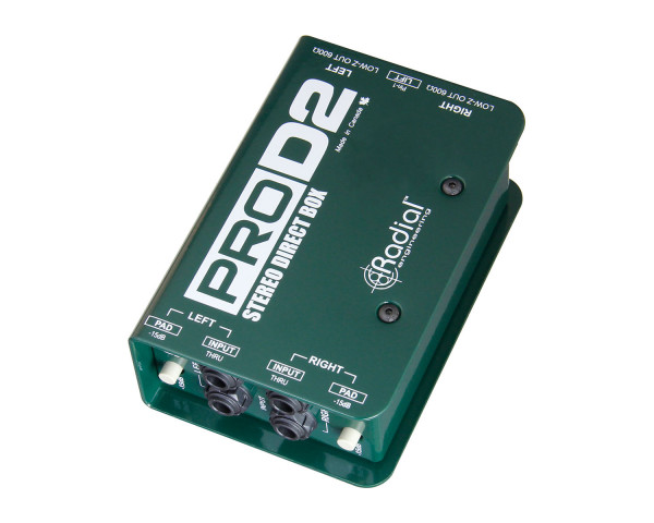 Radial ProD2 Pro-Series Stereo Passive DI Box  - Main Image