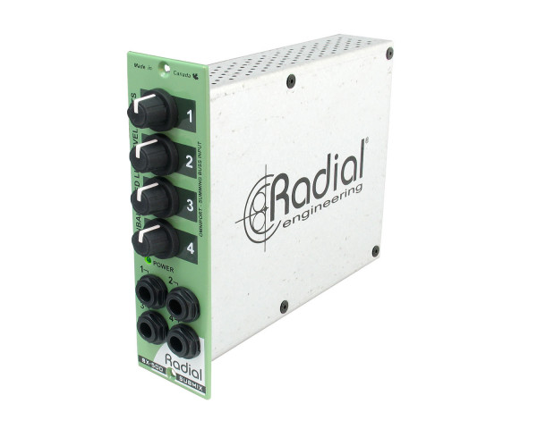 Radial Workhorse SubMix 500 Series 4-Input Line Mixer Module - Main Image