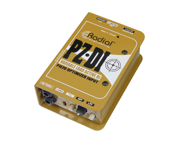 Radial PZ-DI Variable Load Orchestral Active DI Box with Piezo Input - Main Image