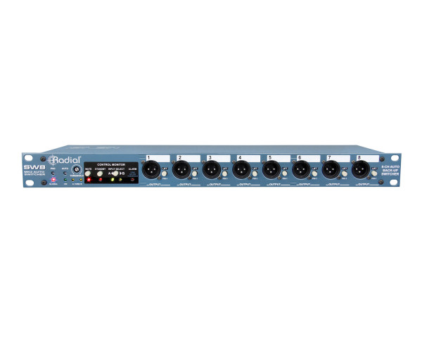 Radial SW8 8Ch Redundant Backup Auto Switcher 1U  - Main Image