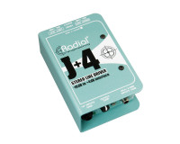 Radial J+4 Stereo Line Driver Balanced -10dB to +4dB Interface - Image 2