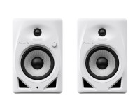 Pioneer DJ DM-50D-W 5 2-Way Class-D Active Desktop Monitor 25W PAIR White  - Image 1