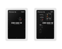 Pioneer DJ DM-50D-W 5 2-Way Class-D Active Desktop Monitor 25W PAIR White  - Image 3