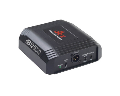 DB12 Active DI Box (18-48V Phantom Powered)