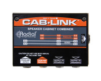Radial Cab-Link Passive Speaker Cabinet Merger 2 Guitar to 1 Speaker  - Image 3