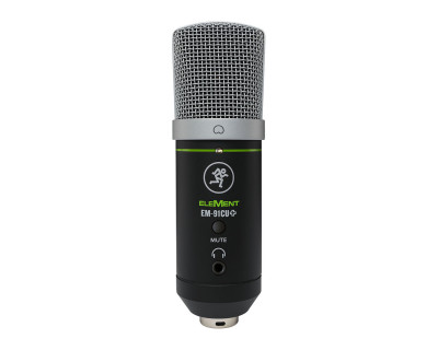 EM-91CU+ USB Condenser Microphone with Mute & Headphone Output 