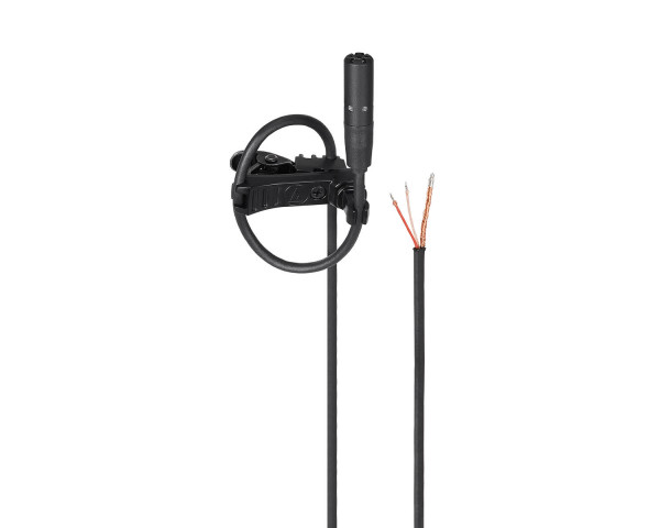 Audio Technica BP898c Submini Cardioid Condenser Lavalier Mic Unterminated Black - Main Image