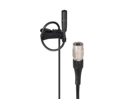 BP898cW Submini Cardioid Condenser Lavalier Mic cW Plug Black