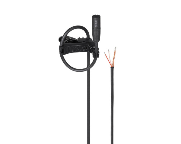 Audio Technica BP899c Submini Omni Condenser Lavalier Mic Unterminated Black - Main Image