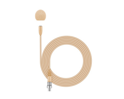 MKE Essential Omni Lavalier Mic with 3 Pin Screw Connector BEIGE