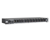 ADJ D4 Branch RM 4-Way Booster 2x XLR Inputs / 10x XLR Outputs 1U - Image 2