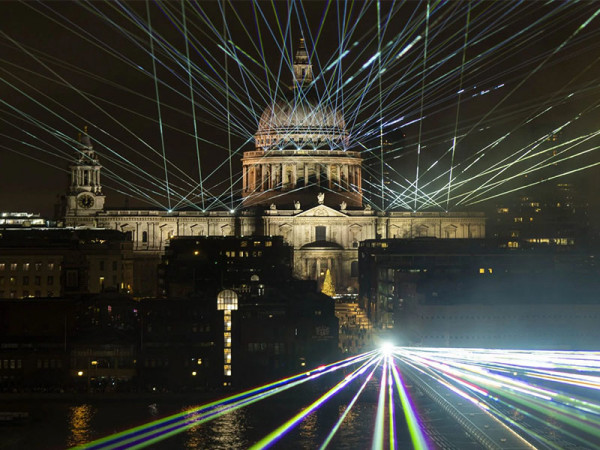 A Chamsys MQ80 lighting console powered the spectacular laser show over St Paul's Cathedral.