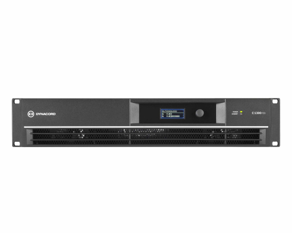 Dynacord C1300FDI Install Series DSP Power Amp 2x600W @ 4Ω 2U - Main Image