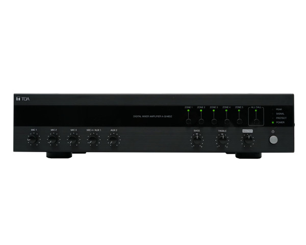 TOA A-3212DZ 120W Digital Mixer Amplifier 5-Zone / 6-Inputs - Main Image