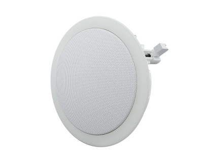 Up 4O Full-Range 4" Ceiling Speaker with Open Back 6W @100V White