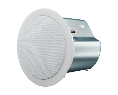 Up 4 Two-Way 4" Ceiling Speaker with Backcan 25W @ 100V White