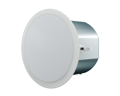 Up 6 Two-Way 6" Ceiling Speaker with Backcan 60W @ 100V White