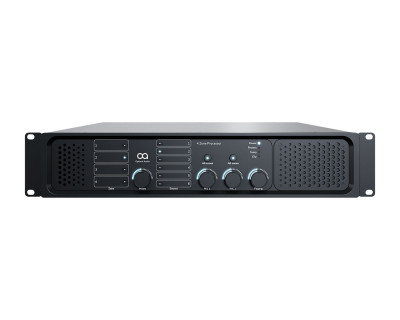 Zone 4P 4-Zone Powered Audio Control DSP and WebApp 2 Mic/4 Line