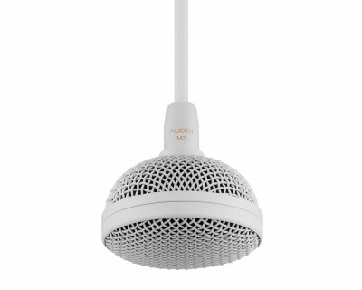 M3WHM Tri Element Hanging Ceiling Microphone White