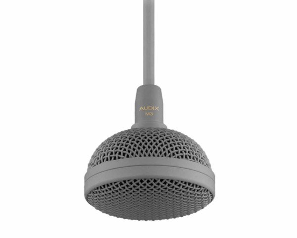 Audix M3GHM Tri Element Hanging Ceiling Microphone Grey - Main Image