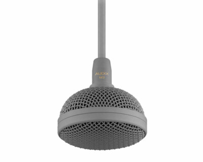 M3GHM Tri Element Hanging Ceiling Microphone Grey