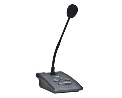 BM 3003 3-Zone Desktop Paging Microphone 300mm Gooseneck