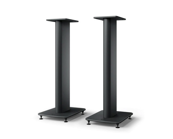 KEF S2 Floor Stand for LS50 Meta / LS50 Wireless II Carbon Black PAIR - Main Image