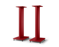 KEF S2 Floor Stand for LS50 Meta / LS50 Wireless II Crimson Red PAIR - Image 1